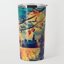 Autumn Fall in Central Park in New York City Travel Mug