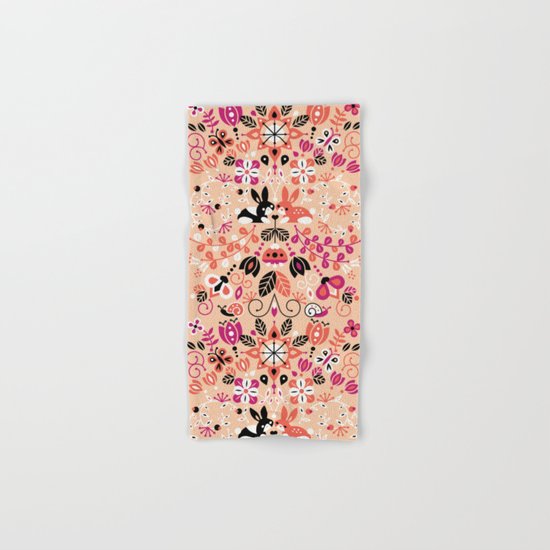 Bunny Lovers Hand & Bath Towel