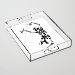Dancing Skeleton | Day of the Dead | Dia de los Muertos | Skulls and Skeletons | Acrylic Tray