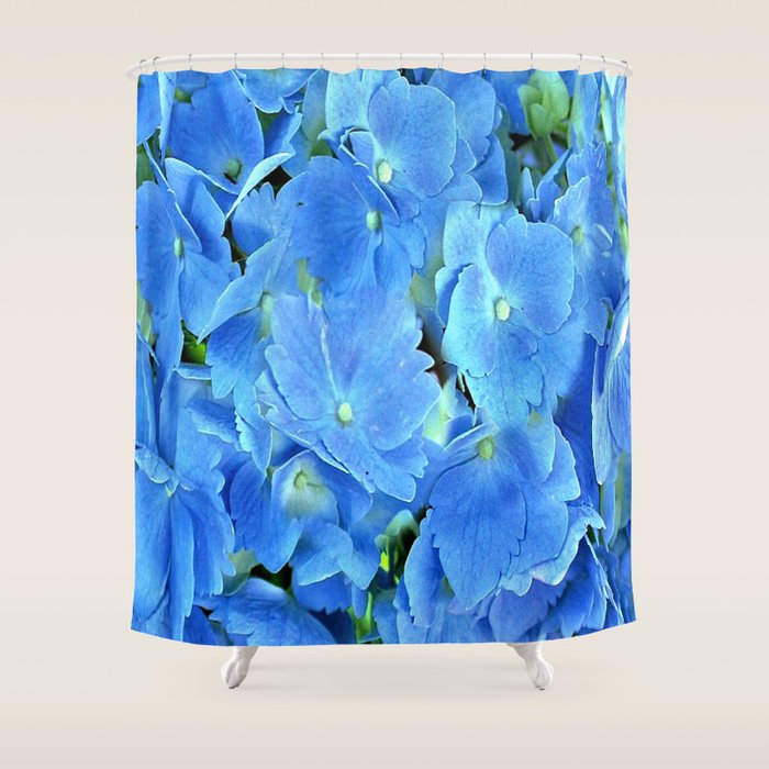 Elegant Blue Hydrangea Shower Curtain By Judypalkimas Society6