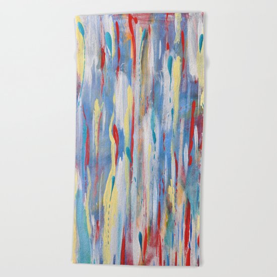FLYING HIGH - KITES AT THE BEACH Beach Towel