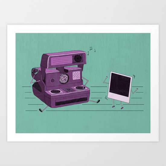 Shake It Like A Polaroid Picture Art Print