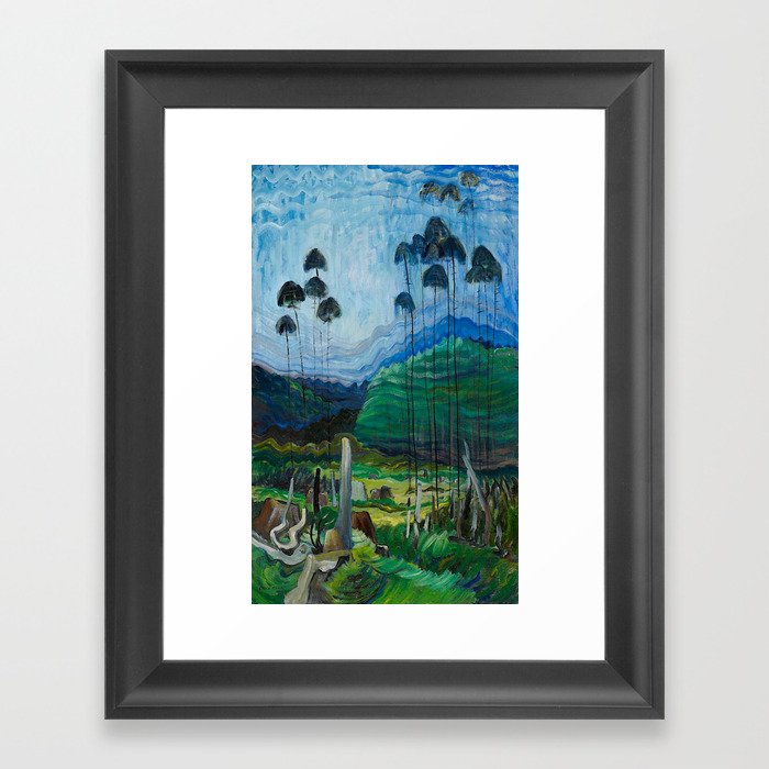 Emily Carr - Trees in the Sky - Canada, Canadian Oil Painting - Group of Seven Framed Art Print