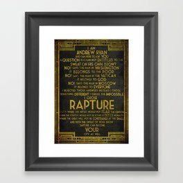 Ryans Rapture Framed Art Print