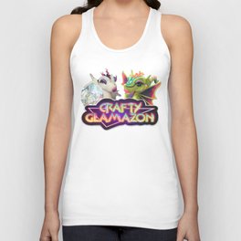 Twin dragons Unisex Tank Top