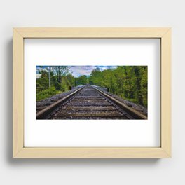 Silent Tracks Recessed Framed Print