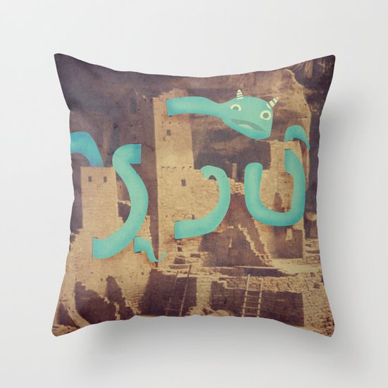 I Might Be Stuck Here Throw Pillow