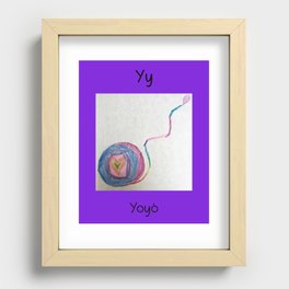 Letter Y Recessed Framed Print