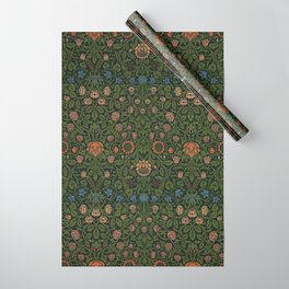 Violet and Columbine - William Morris Wrapping Paper