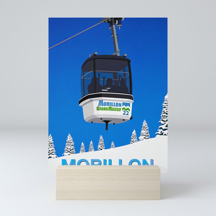 Morillon Ski Mini Art Print