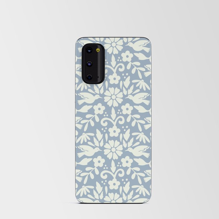Otomi inspired flowers and birds Android Card Case