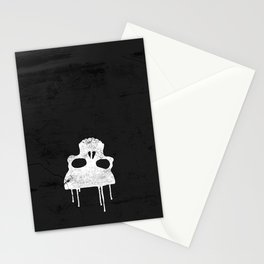  GRUNGE BACKGROUND WITH SKULL Stationery Cards