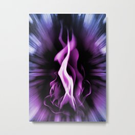 The Violet Flame of Saint Germain (Divine Energy & Transformation) Metal Print | Enlightenment, Newage, Metaphysic, Spirituality, Violetflame, Transformation, Sacredgeometry, Ascended, Meditation, Mystical 