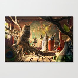 King Owl Canvas Print