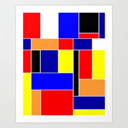 Mondrian #48 Art Print