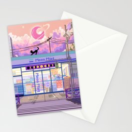 Moon mart Stationery Cards