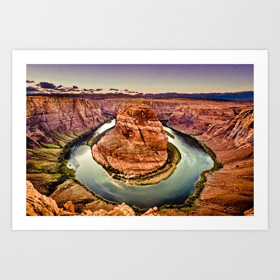 Horseshoe Bend Grand Canyon Arizona Art Print