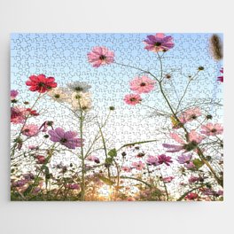 Natural flowers and Blue sky Jigsaw Puzzle