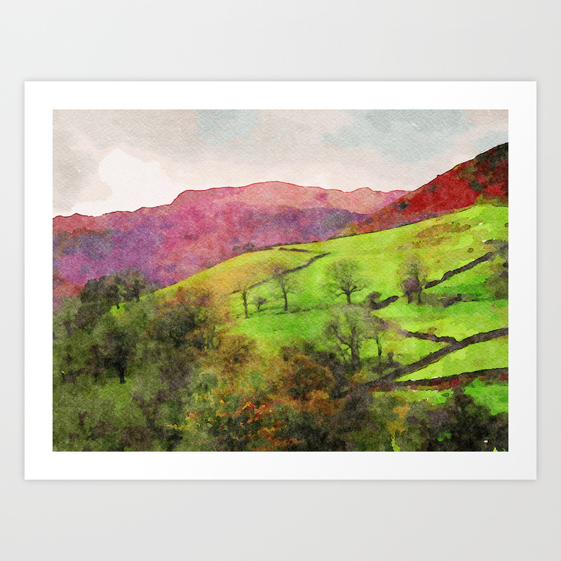 wallpapers Green Artwork Uk society6