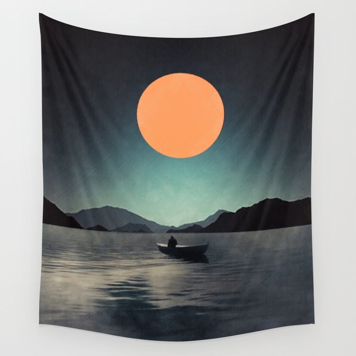 One lonely night Wall Tapestry