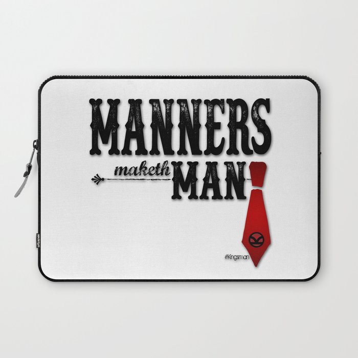 Manners Maketh Man Laptop Sleeve
