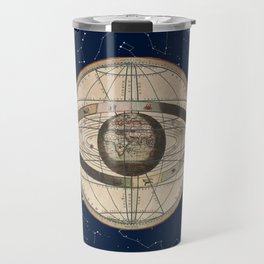 Circular astronomy Travel Mug