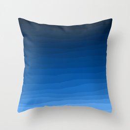 DEEP BLUE Throw Pillow