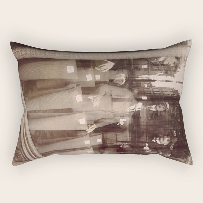 Eugene Atget Avenue Des Gobelins Rectangular Pillow By Constantchaos Society6 Atget's many photographs of mannequins in shop windows appealed greatly to the parisian title: society6