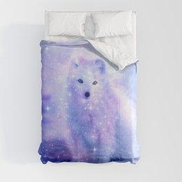 Arctic iceland fox Comforter