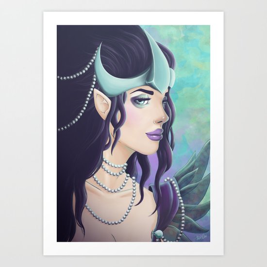 Queen Elf Art Print
