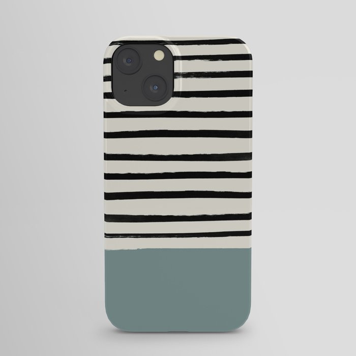 River Stone & Stripes iPhone Case