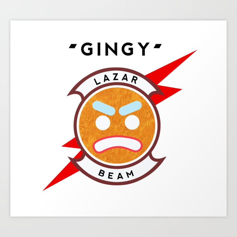 Gingy Lazarbeam Art Print By Pickledjo Society6