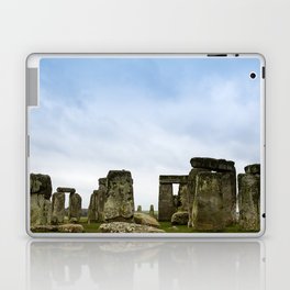 Great Britain Photography - Stonehenge At The Green Field Laptop Skin