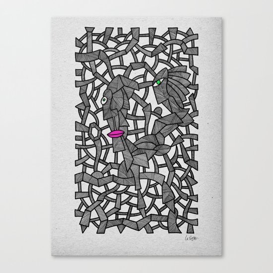 - nobody's perfect - Canvas Print
