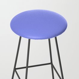 Solid Color Periwinkle Blue Bar Stool