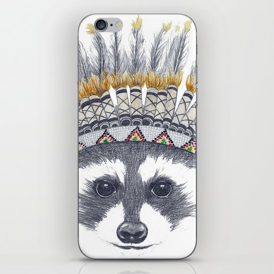 Festivale Raccoon iPhone & iPod Skin