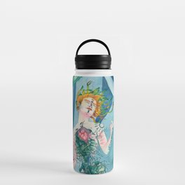 Bare heart exploring soul Water Bottle