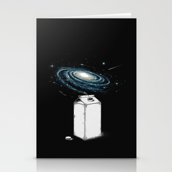 Milky Galaxy Stationery Cards