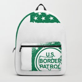 Border Patrol Agent Thin Green Line Backpack