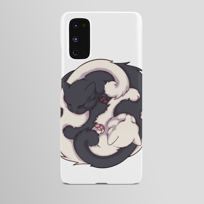 Cat hug Android Case