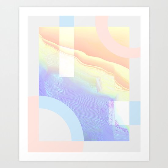 Shore Synth #1 Art Print