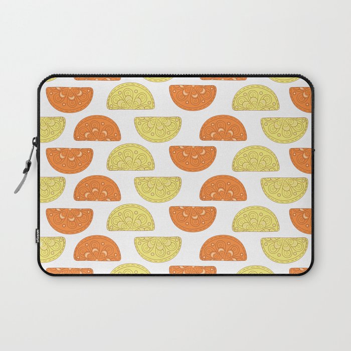 Orange Slices Pattern Laptop Sleeve