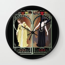Legend Nouveau - Mirrored Wall Clock