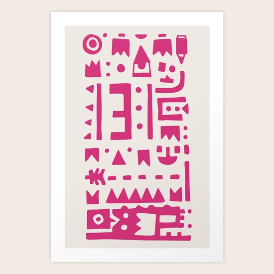Pattern v8 Art Print