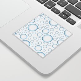 Pattern with Bubbles Sticker