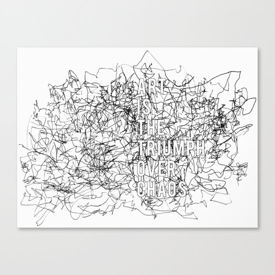 Triumph Over Chaos. Canvas Print