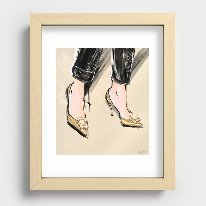 shoes Recessed Framed Print
