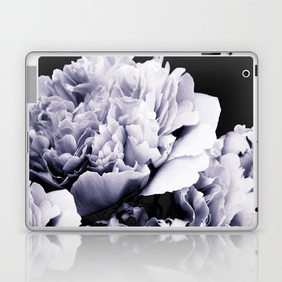 Peony Flower Bouquet Black and White #decor #society6 #buyart Laptop & iPad Skin