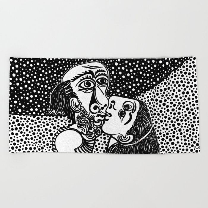 Picasso - The kiss Beach Towel