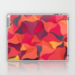 Red Leaves Pattern Design Laptop Skin